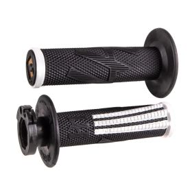 Manopole ODI GRIPS EMIG PRO V2 GRIP bloccaggio rapido nero-bianco