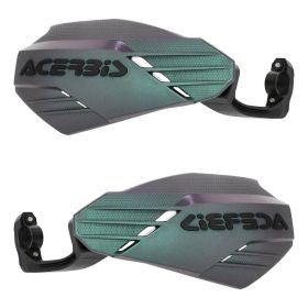 Paramani aperti ACERBIS verde metallizzato Linear