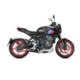 Komplettes MIVV X-M5 schwarzes Auspuffsystem für TRIUMPH TRIDENT 660