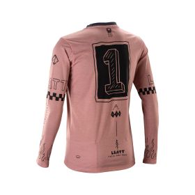 LEATT Gravity 3.0 Damen Technisches Shirt Langarm Enduro Staubiges Pink