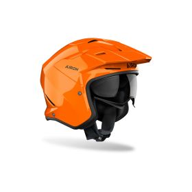 Casque Jet Trial AIROH Kombakt Orange Brillant