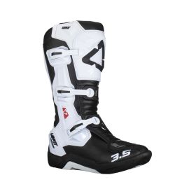 Stivali moto LEATT Moto 3.5 bianco nero chiusura SideLock