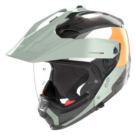 Casque enduro modulable NOLAN N70-2 X Selvado 348 noir vert gris