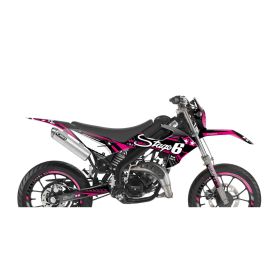 Stage6 Pink Deco Graphics Kit for Rieju MRT after 2022