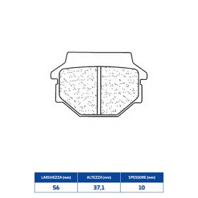 CL BRAKES 2306S4 Bremsbeläge Paar gesinterte Verbindung für Straßenmotorräder