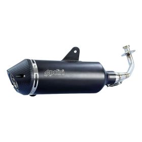 POLINI stainless steel exhaust for Vespa 125 GTS E4