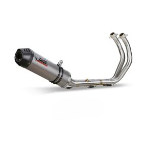 MIVV Vollauspuff Oval Titan Carbon-Endkappe für YAMAHA Tracer 700/GT