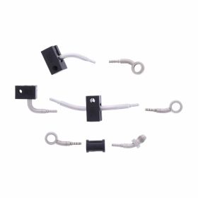 JMP 4 Bremsleitungskit HBF-2033-V Silberstahl für Honda CBR 650 RA ABS