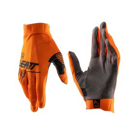 LEATT Moto 1.5 Kids gloves orange black grey ultra-lightweight
