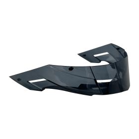 Spoiler Posteriore Casco CGM 330 RIOT Nero Trasparente