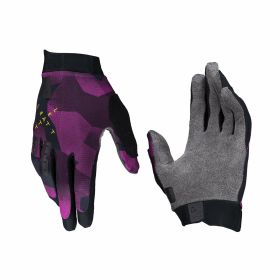 LEATT MTB Gloves Gripr 1.0 Purple Protective Palm MicronGrip Ventilated 360°