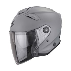 Casco jet urbano Scorpion EXO-GT JET Solid grigio cemento