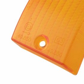 Vetro freccia SIEM anteriore sinistro giallo per Vespa Pk 50