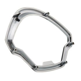 Cornice contachilometri ZELIONI cromato in alluminio per Vespa GTS