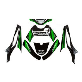 Stage6 Green Deco Graphics Kit for Yamaha Bws after 2004