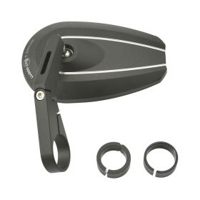 DAYTONA left bar end mirror approved black aluminum 89722