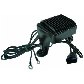 WAI Black 12V Regulator 1 Connector for HARLEY DAVIDSON TOURING SERIES
