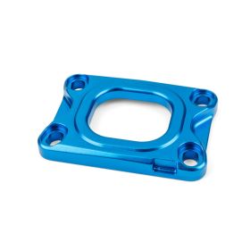 Piastra collettore aspirazione STAGE6 360° blu AM6/DERBI