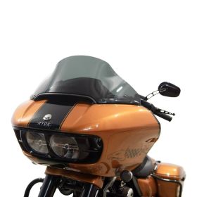 Cupolino basso ISOTTA fumè scuro 280x695mm per HARLEY DAVIDSON road glide