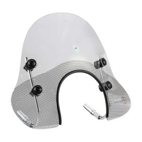 Kit Cupolino CUPPINI trasparente 210x480mm con attacchi per Vespa GTS/GTS Super