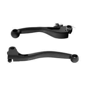 APT black brake/clutch lever kit POLISPORT 91580 for Yamaha YZ