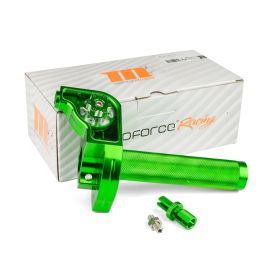 MOTOFORCE RACING CNC Aluminium Vert Commande de Gaz Rapide
