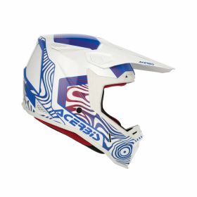 Crosshelm ACERBIS Whoops Graphic weiss/blau/rot