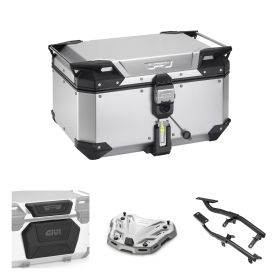 GIVI TREKKER OUTBACK EVO SMART anodisiert 58L Topcase-Kit für KAWASAKI Z900