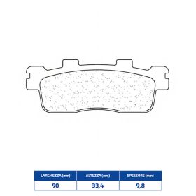 CL BRAKES 3094MSC Bremsbelagsatz Sinterverbindung