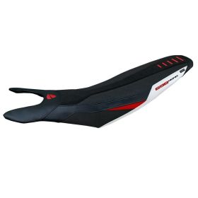 Seat cover Cairoli Special Color Velvet Ultragrip WHR with logo for DUCATI