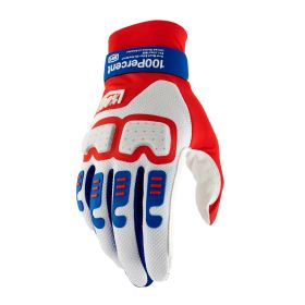 100% LANGDALE Motocross Gloves Red/White/Blue