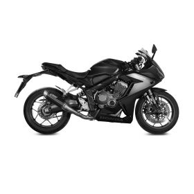 Kompletter schwarzer Auspuff MIVV GP Pro für HONDA CBR 650 R