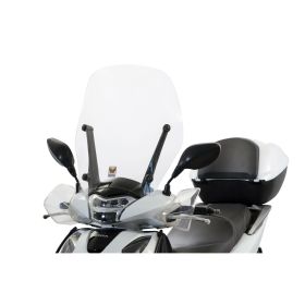Pare-brise transparent interchangeable ISOTTA 566x530mm pour HONDA