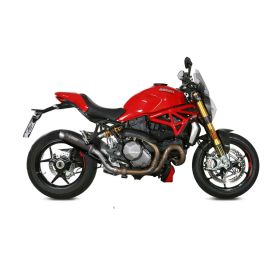 MIVV GP Pro Schwarz Slip-on Auspuff für DUCATI Monster 1200