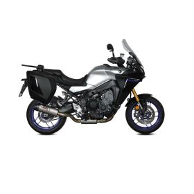Kompletter MIVV Oval Titan-Auspuff mit Kohlefaser-Kappe für YAMAHA Tracer 9/GT/GT+