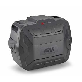 Topcase Monokey GIVI XSPACE noir effet brossé extensible 27/36L