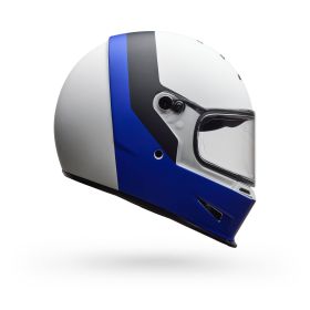 Casques Integraux BELL ELIMINATOR Menace Bleu Blanc Brillant