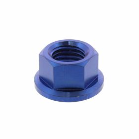 JMP Mutter Schraubbolzen M10x1,25mm blau Titan
