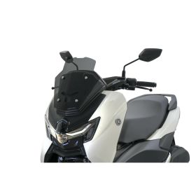 ISOTTA Super Sport Pare-brise Fumé Sombre 370x320mm supports inclus pour YAMAHA N-MAX