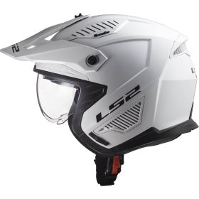 Casque Jet LS2 OF606 DRIFTER Solid Blanc Brillant