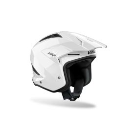 Casque Jet Trial AIROH TRR II Blanc Brillant