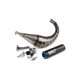 Échappement complet Stage6 R/T 70-80cc Noir/Bleu AM6