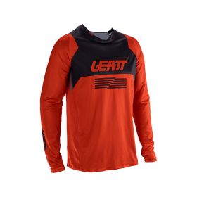Maillot motocross LEATT Moto 4.5 Lite rouge noir filet élastique