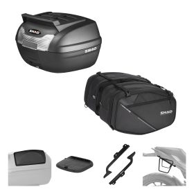 Kit completo SHAD SH40 Cargo e SL58 nero per KTM Duke 125/390