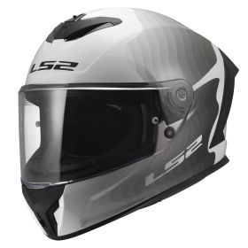 Casco integrale LS2 FF820 RAPID III FLOW bianco grigio
