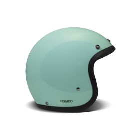 Casco Jet Cafe Racer DMD RETRO Turchese Lucido