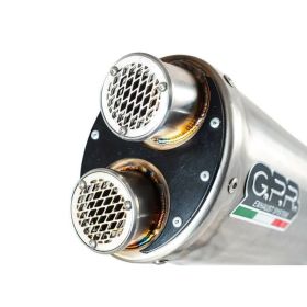GPR Hyper Dual Slip-On Exhaust Approved Black Titanium for BMW R 1300 GS