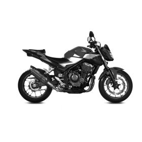 Marmitta Slip-on nera MIVV Suono omologata per HONDA cb 500 f 2019-2024