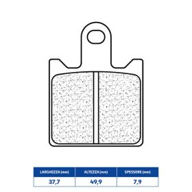 Vorderbremsbeläge Paar CL BRAKES 1253A3+ Sintermaterial für KAWASAKI