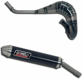 Marmitta GIANNELLI enduro/cross 2t silenziatore carbonio per HM Derapage 50